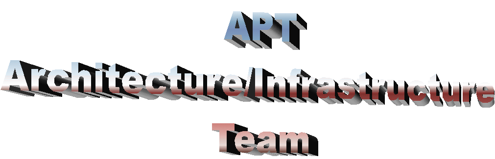 APT
 Architecture/Infrastructure 
Team